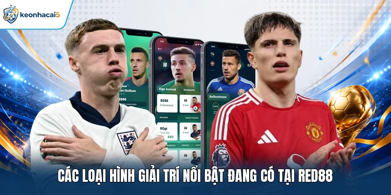RED88 - Review Chi Tiết Sảnh Game Và Ưu Đãi Nổi Bật 3 Các loại hình giải trí nổi bật đang có tại RED88