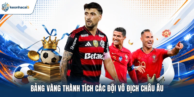 Vô Địch Châu Âu - Hành Trình Chinh Phục Đỉnh Cao Bóng Đá 3 Bảng vàng thành tích các đội vô địch châu Âu
